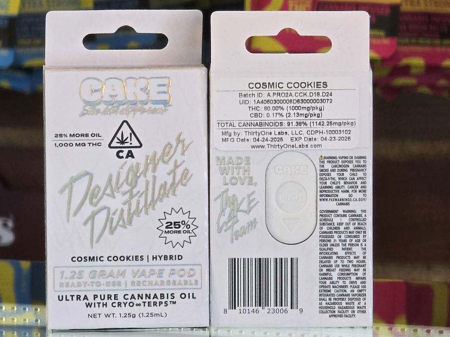 Cake Cosmic Cookies 1.25g All In One