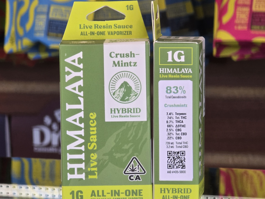 Himalaya Crushmintz 1g Live Resin Sauce All In One