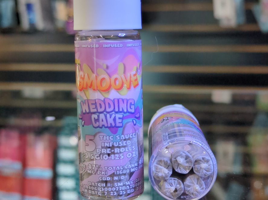 Smoove Wedding Cake .7g 5 pack infused Preroll
