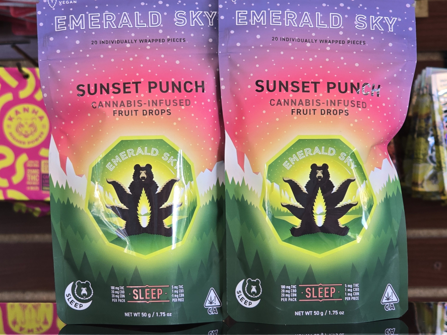 Emerald Sky Sunset Punch Sleep 100mg Hard Drops