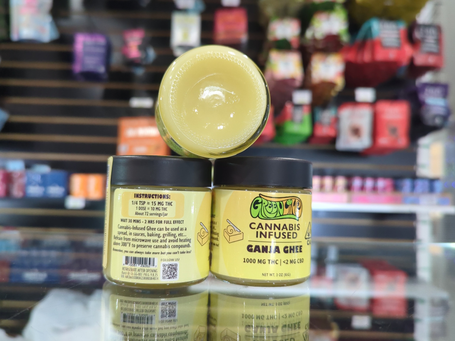 Greenline 1000mg Ganja Ghee 3oz Edibles