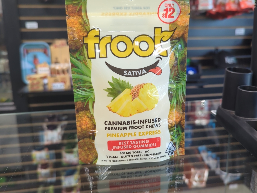 Froot Pineapple Express 100mg Gummies