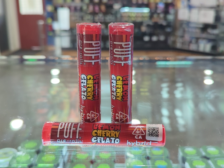 Puff Lemon Cherry Gelato 1g Preroll