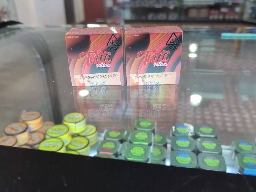 Tutti Durban Poison hash 1g Concentrate