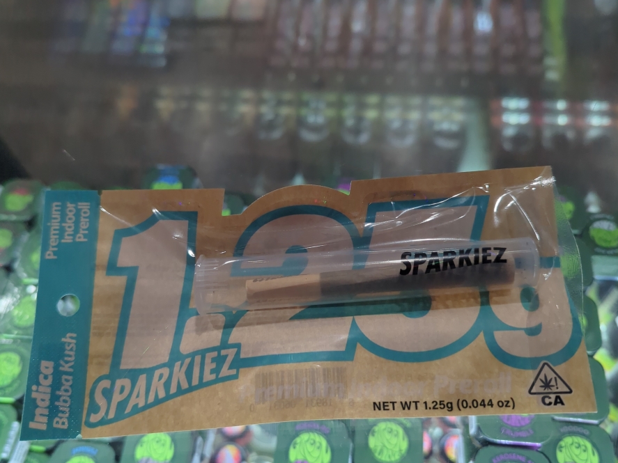 Sparkiez Bubba Kush 1.25g Preroll