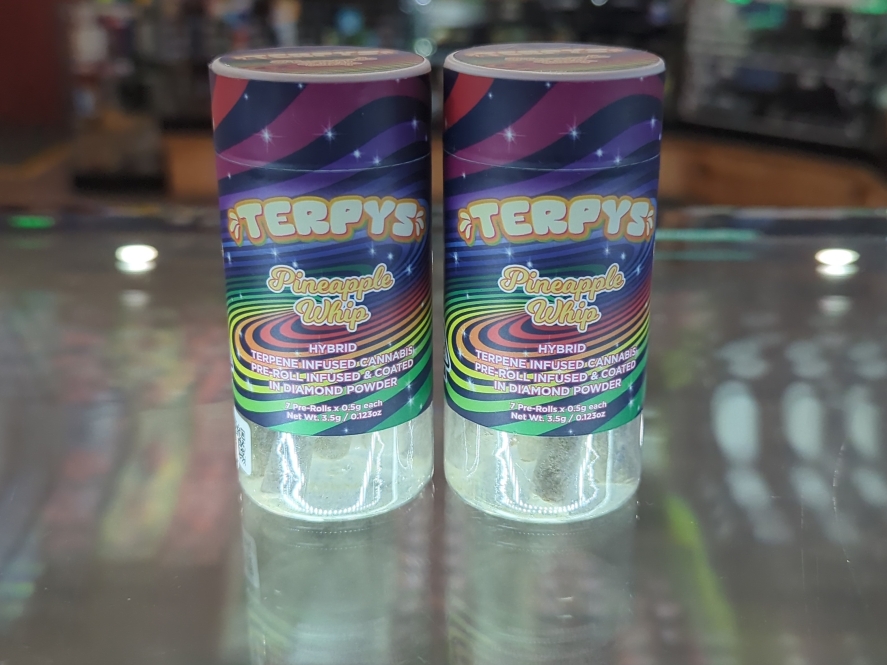 Creme De Canna pineapple whip diamond infused 3.5g pre roll minis 3.5g Concentrate