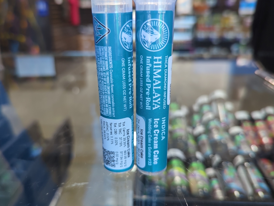 Himalaya Ice Cream Cake 1g infused Preroll