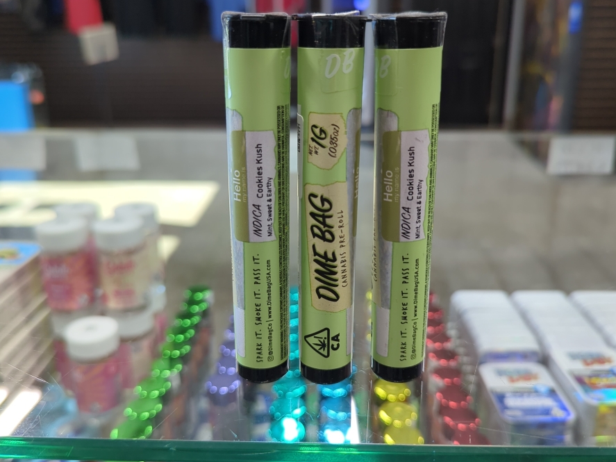 Dime Bag Cookie Kush 1g Preroll
