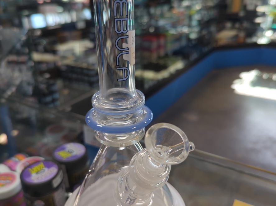 Nebula 9in Beaker Color Top w/ Frosted base