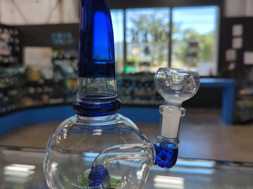 8.5" Unique Stemless GoG Sphere Water Pipe W/ Spinkler Perc