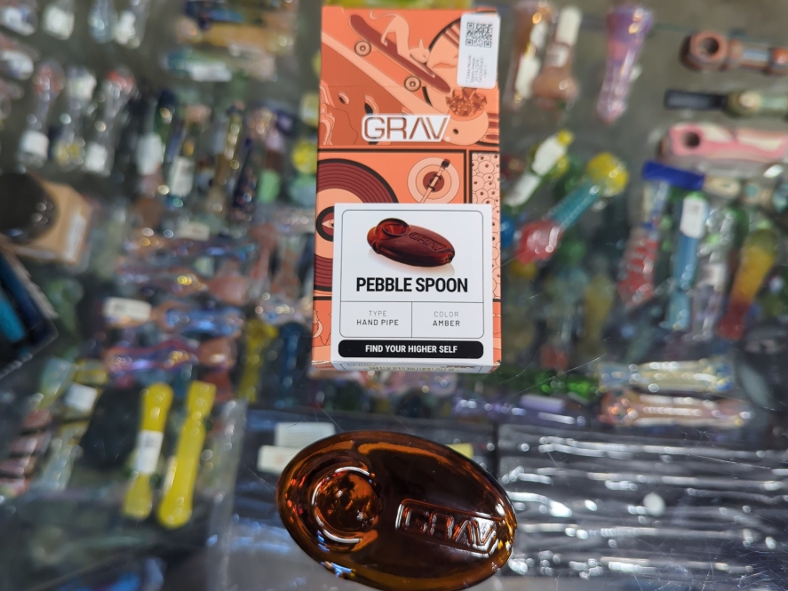 3" GRAV Pebble Spoon Amber