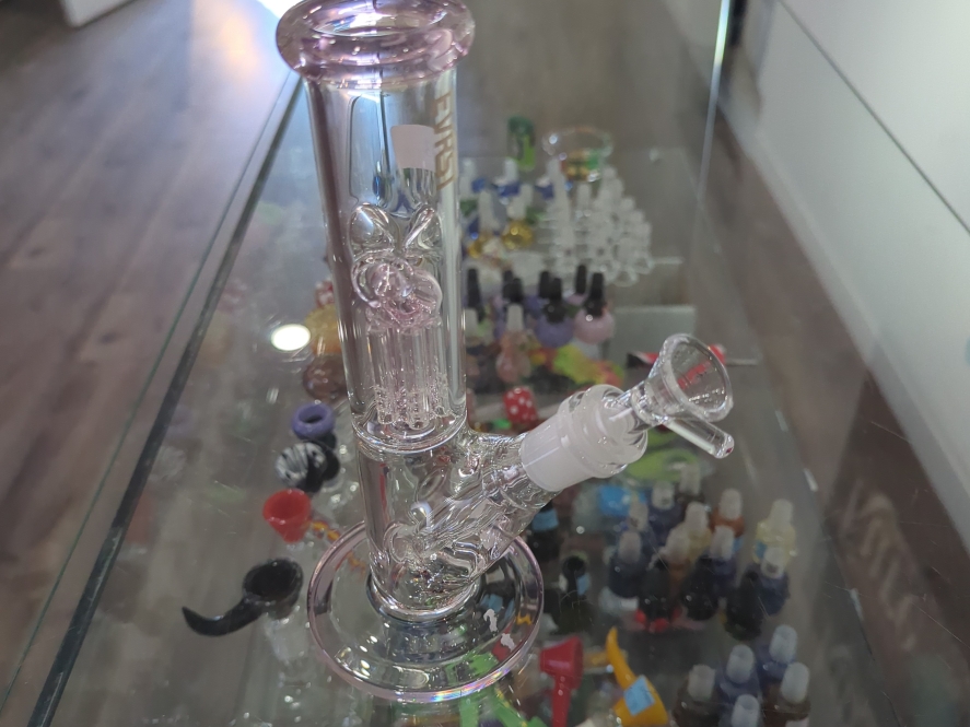 EVRST glass on glass straight shooter 8.5 waterpipe w/ tree perc 1g Glass
