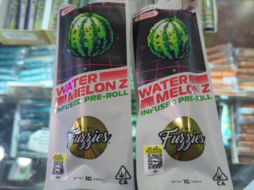 Fuzzies Watermelon Z 1g Infused Preroll