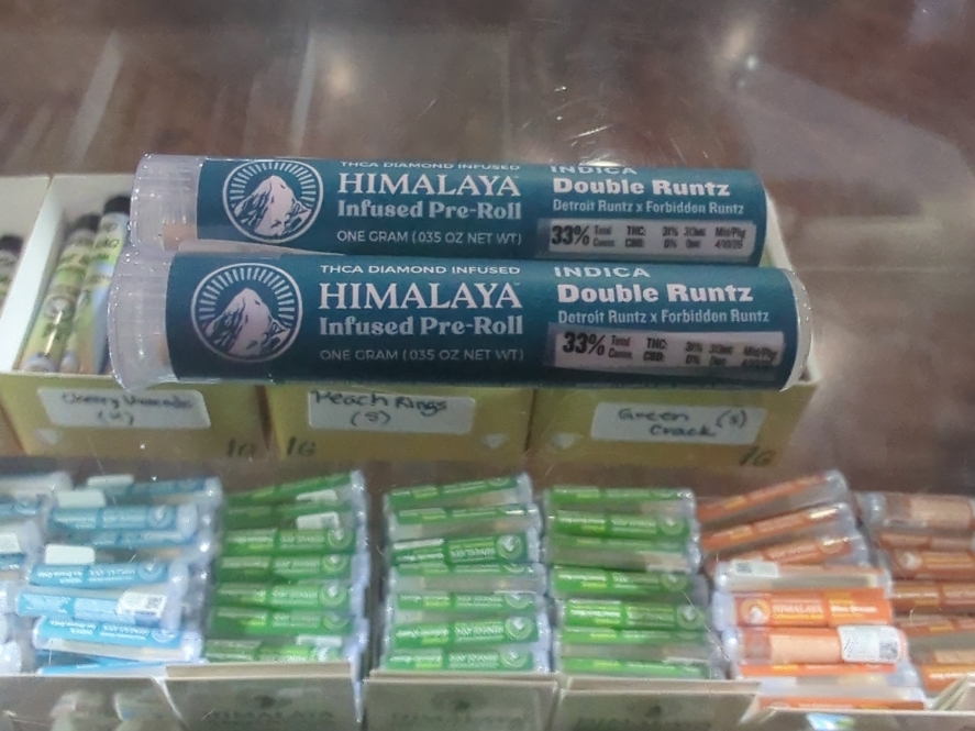 Himalaya Double Runtz 1g infused Preroll