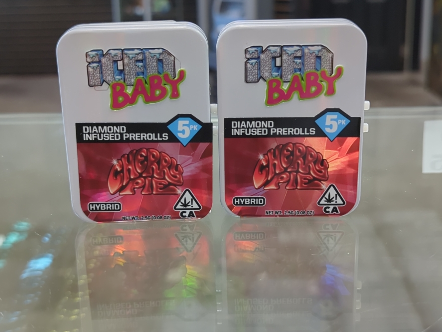 ICED Cherry Pie 2.5g Infused Preroll 5-Pack