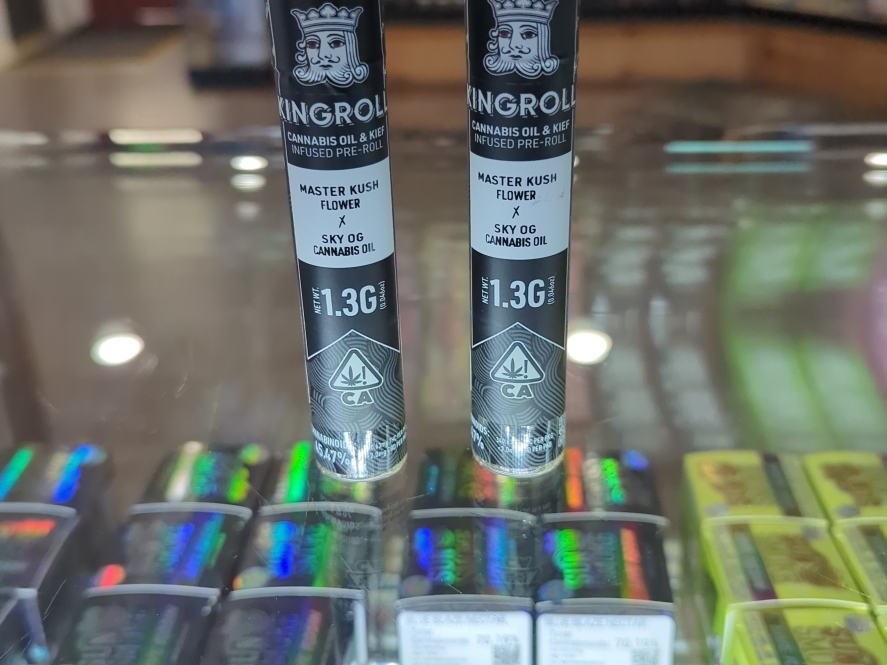 Kingroll Master Kush x Sky OG 1.3g Infused Preroll