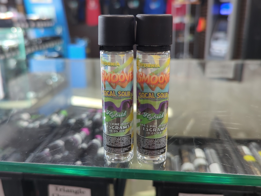Smoove SoCal Sour 3 x .5g 1.5g Preroll Pack