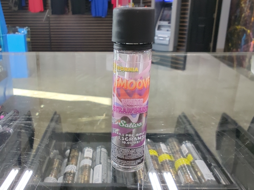 Smoove White Strawberry 3 x .5g 1.5g Preroll Pack