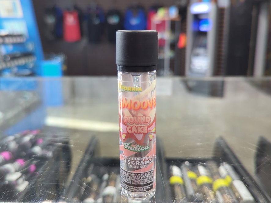 Smoove Pound Cake 3 x .5g 1.5g Preroll Pack
