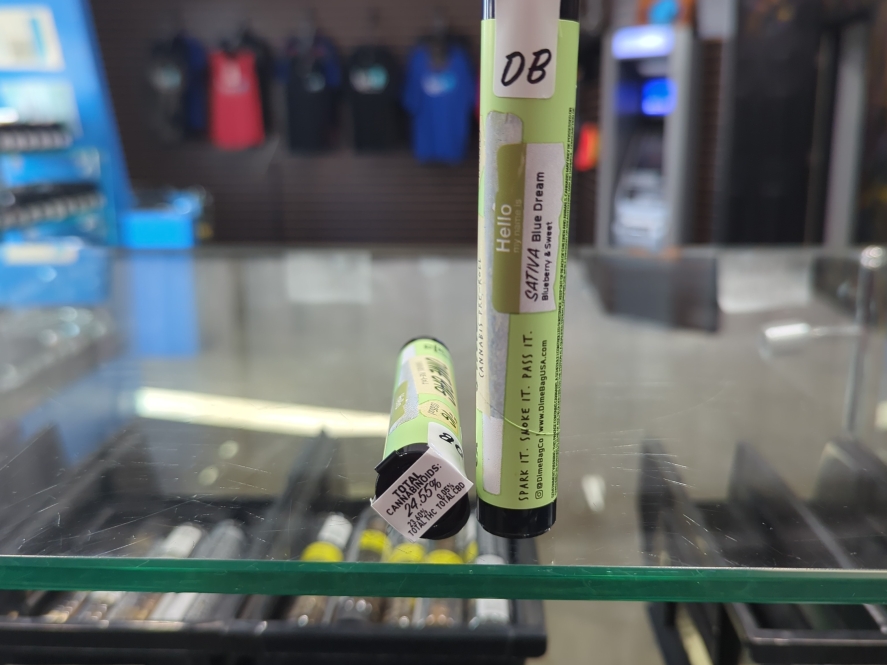 Dime Bag Blue Dream 1g Preroll