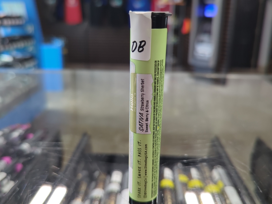 Dime Bag Strawberry Sherbet 1g Preroll
