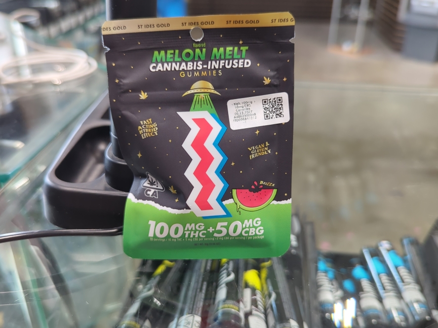 St. Ides Melon Melt 100mg + 50mg CBG Gummies