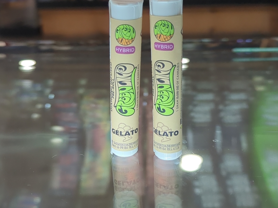 Greenline Gelato infused 1g Preroll