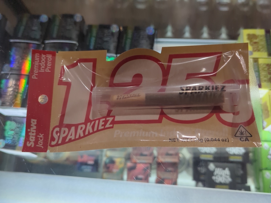 Sparkiez Jack Sativa 1.25g Preroll