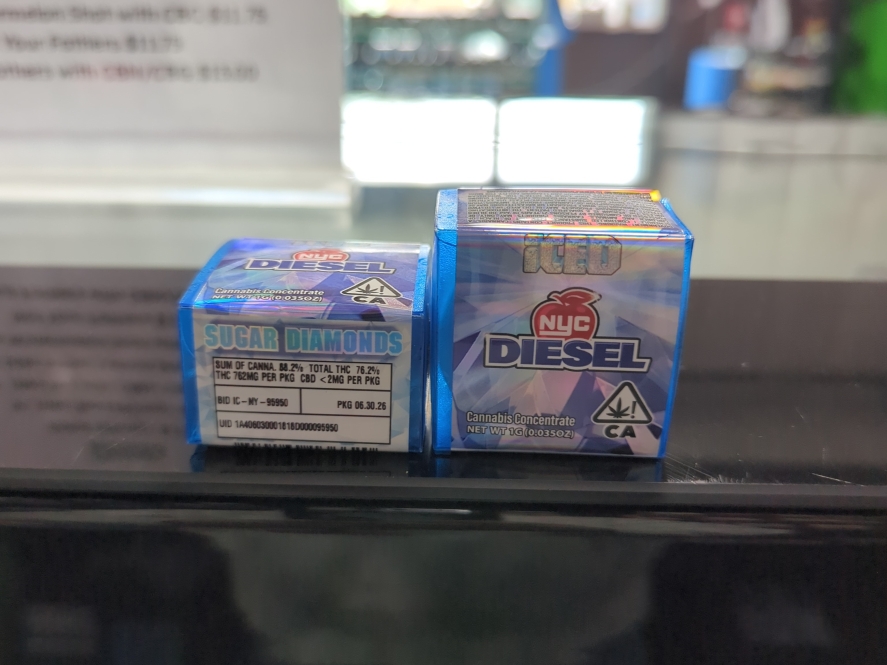 ICED NYC Diesel 1g Sugar Diamonds Concentrate