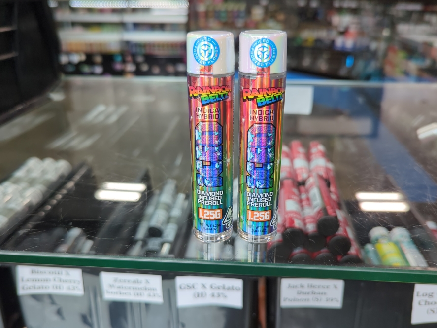 ICED Rainbow Beltz 1.25g Infused Preroll