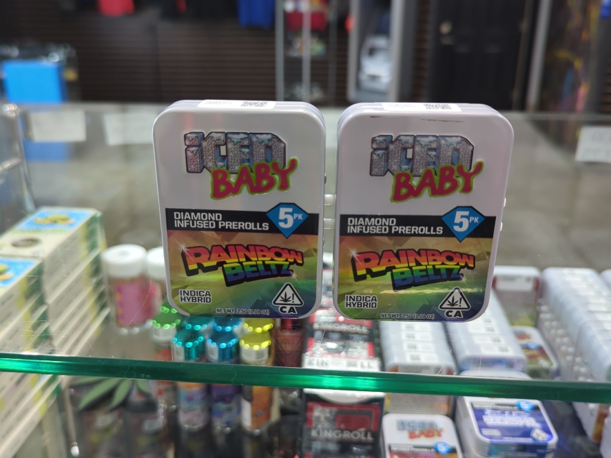 ICED Rainbow Beltz 2.5g Infused Preroll 5-Pack