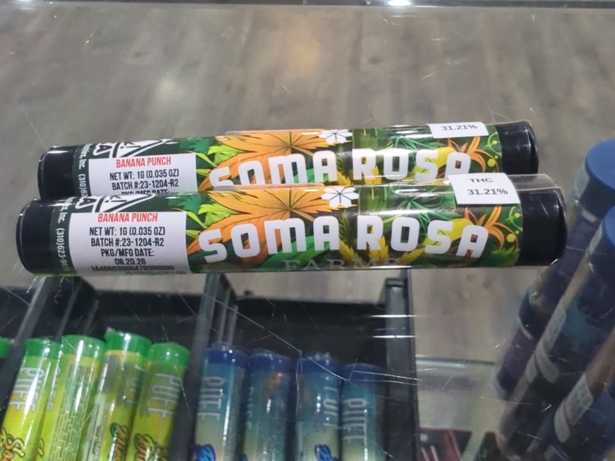 Soma Rosa 1g Banana Punch Preroll