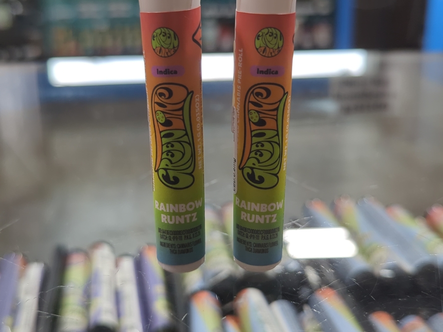 Greenline 1g Rainbow Runtz Infused Preroll