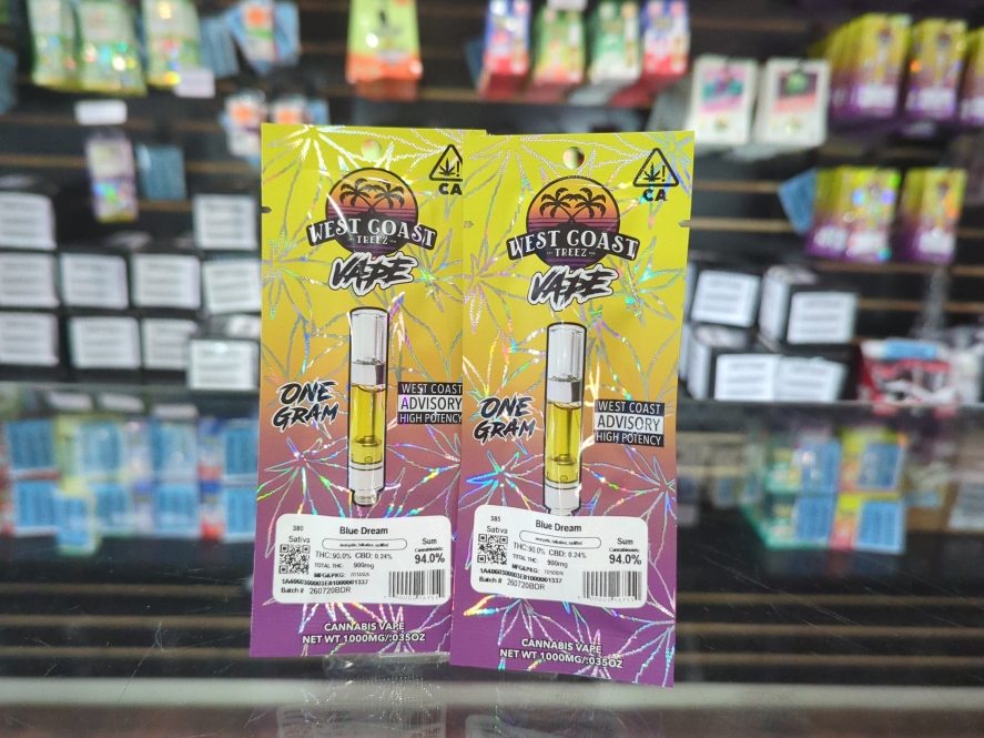 West Coast Treez Blue Dream 1g Cartridge