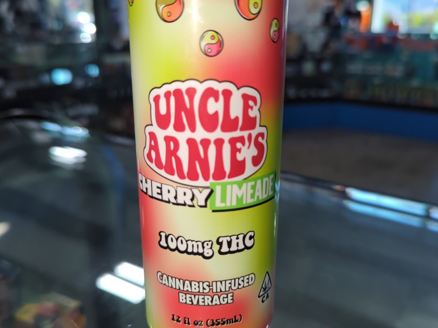 Uncle Arnie's Cherry Limeade 12oz 100mg THC Beverage