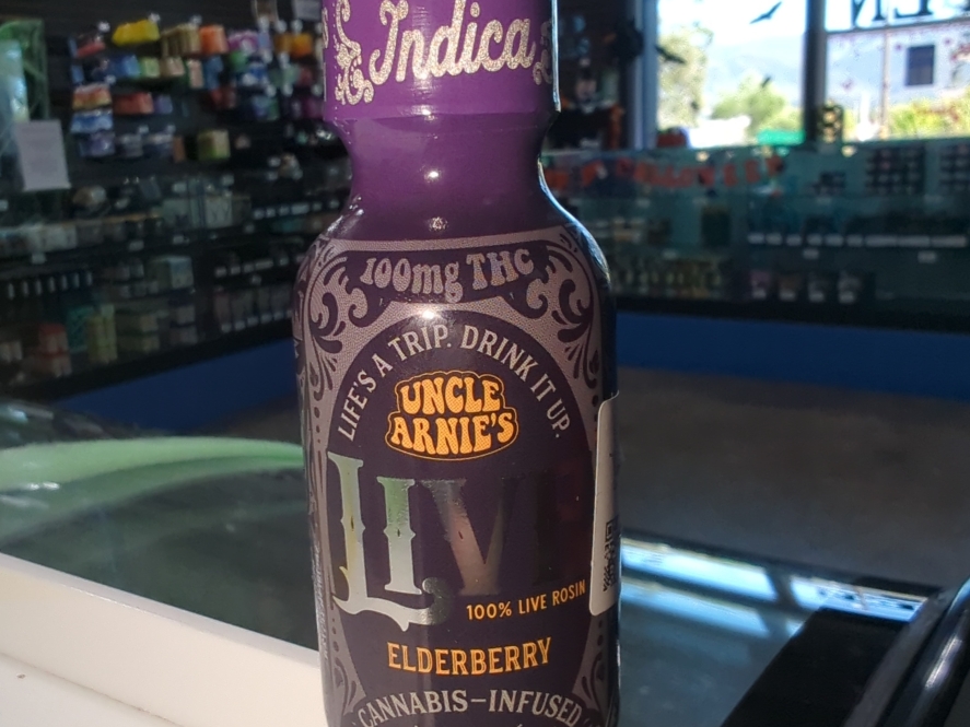 Uncle Arnie's Elderberry 2oz Live Rosin 100mg Shot