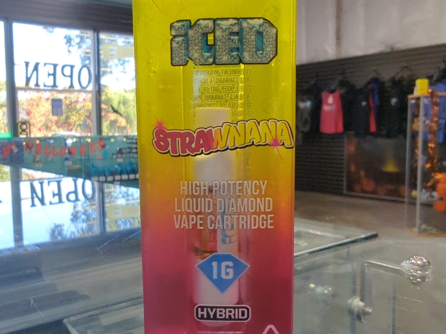 ICED Strawnana 1g Diamond Cartridge