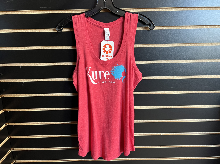 Kure Red Frost Racerback Women's Tank Medium Apparel