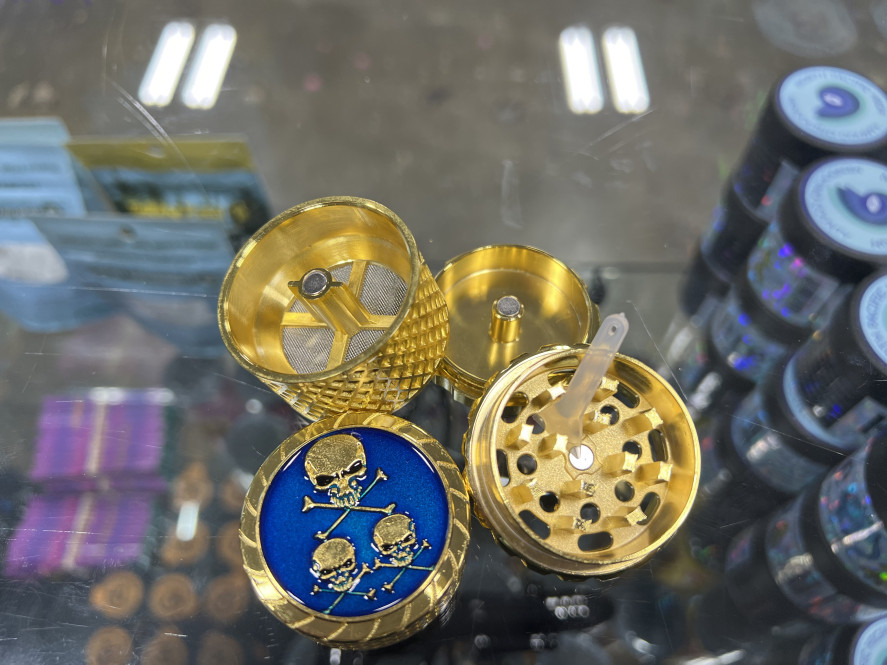 Grinder 4pcs Skull Print 40mm