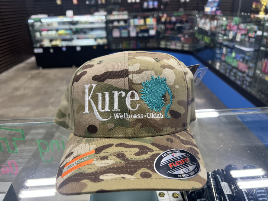 Kure Multi Camo FlexFit Hat L/XL Apparel