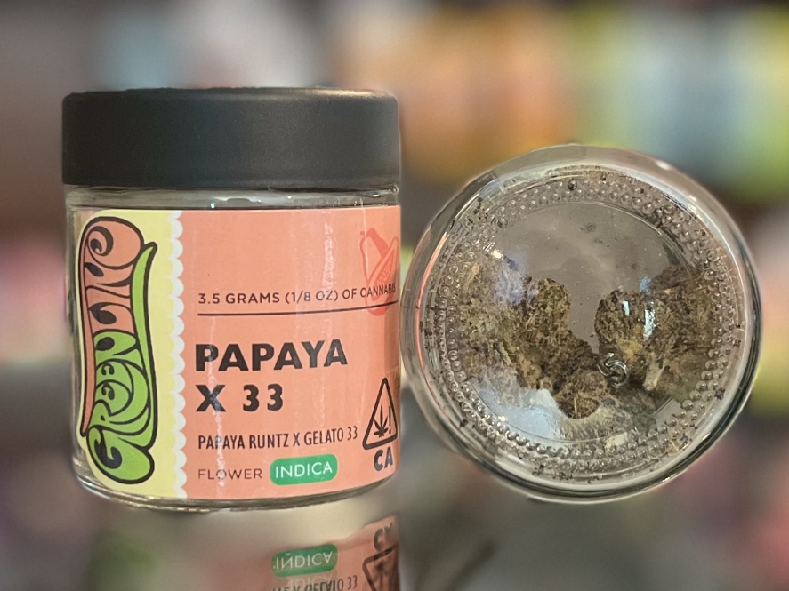 Greenline Papaya x 33 3.5g Indoor Flower