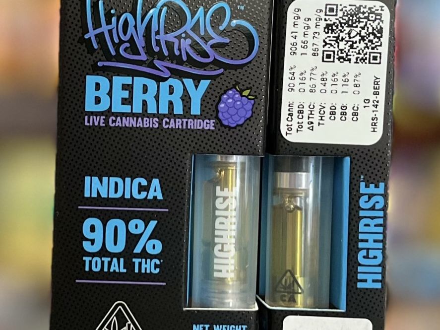HighRise Berry 1g Cartridge