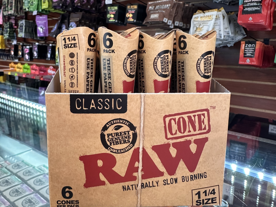 Raw Organic Pre-Rolled 6pk Cones