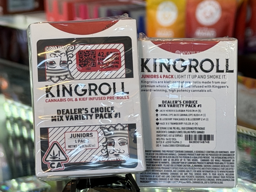 Kingroll Hybrid Mix #1 .75g Infused Preroll 4pk
