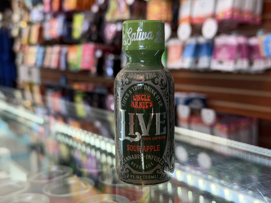 Uncle Arnie's Sour Apple 2oz Live Rosin 100mg  Shot