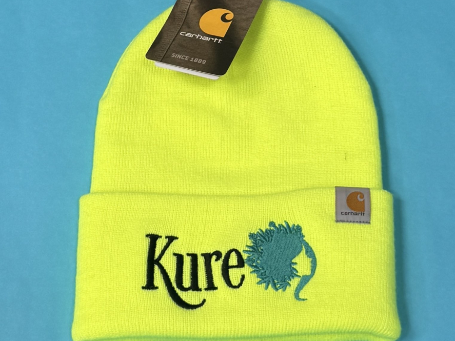 Kure Bright Lime Carhartt Beanie Apparel
