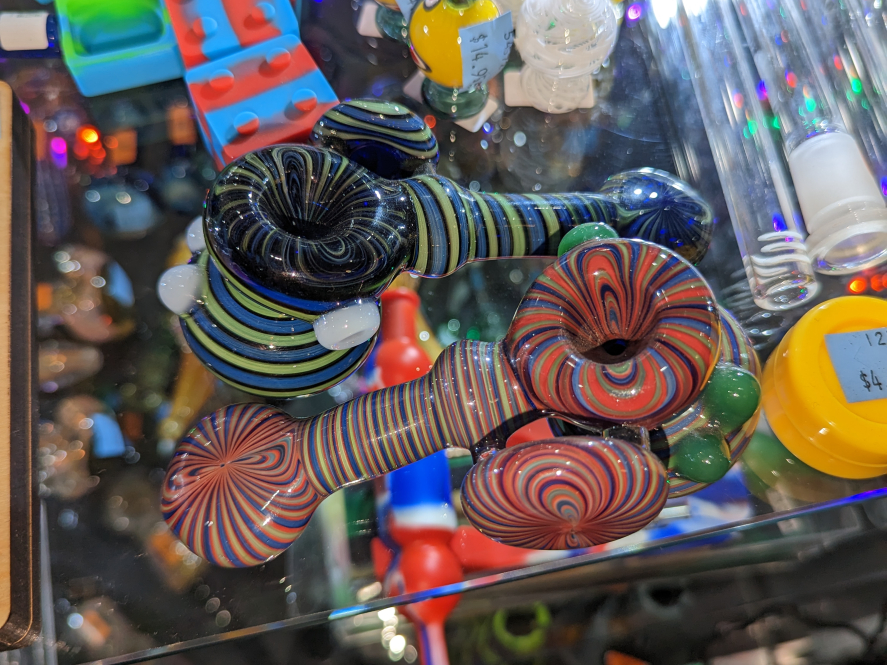 Swirl Hammer Bubbler Small