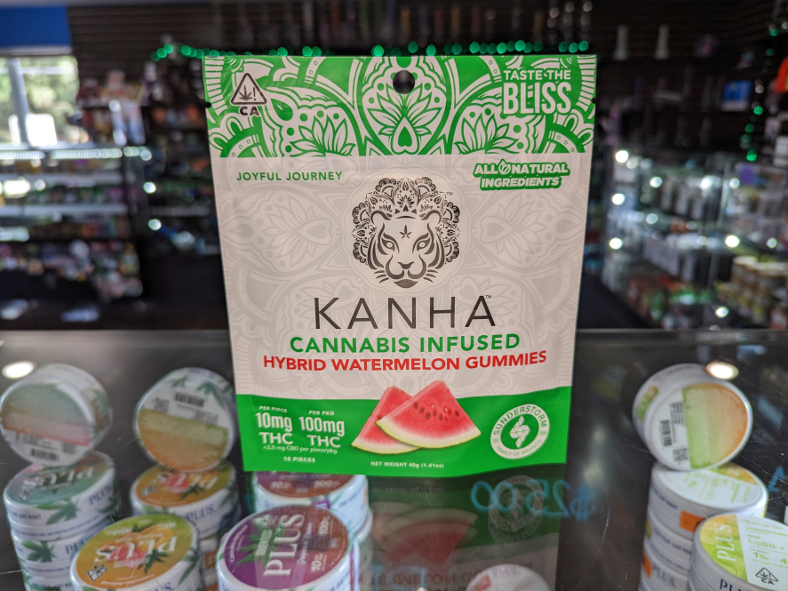 Kanha Watermelon Gummies 100mg THC