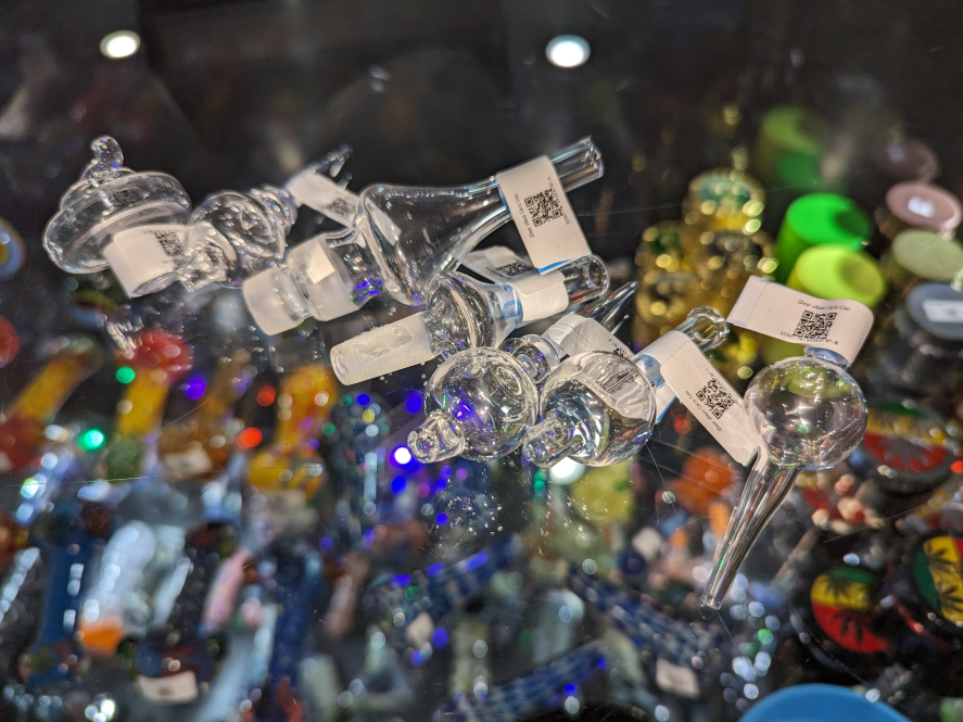 Clear glass Carb Cap