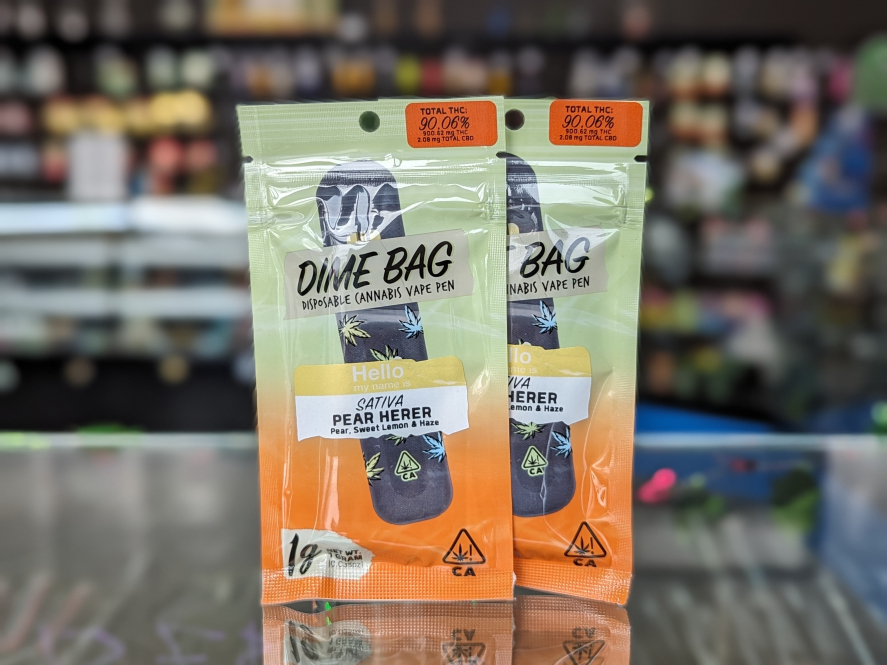 Dime Bag Pear Herer 1g Disposable Cartridge